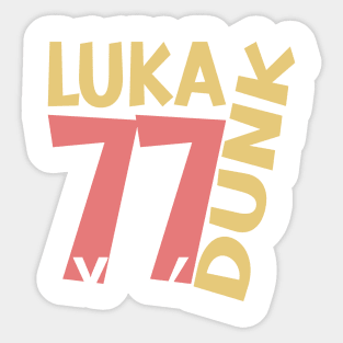 Luka Dunk 77 Sticker
